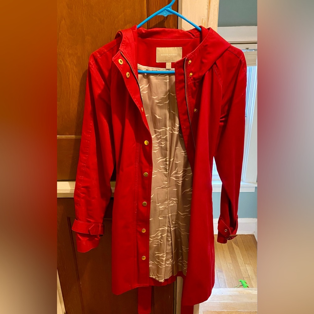 Banana Republic Small Trench Coat Lined